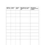 45 Printable Inventory List Templates [Home, Office, Moving] Regarding Blank Table Of Contents Template Pdf