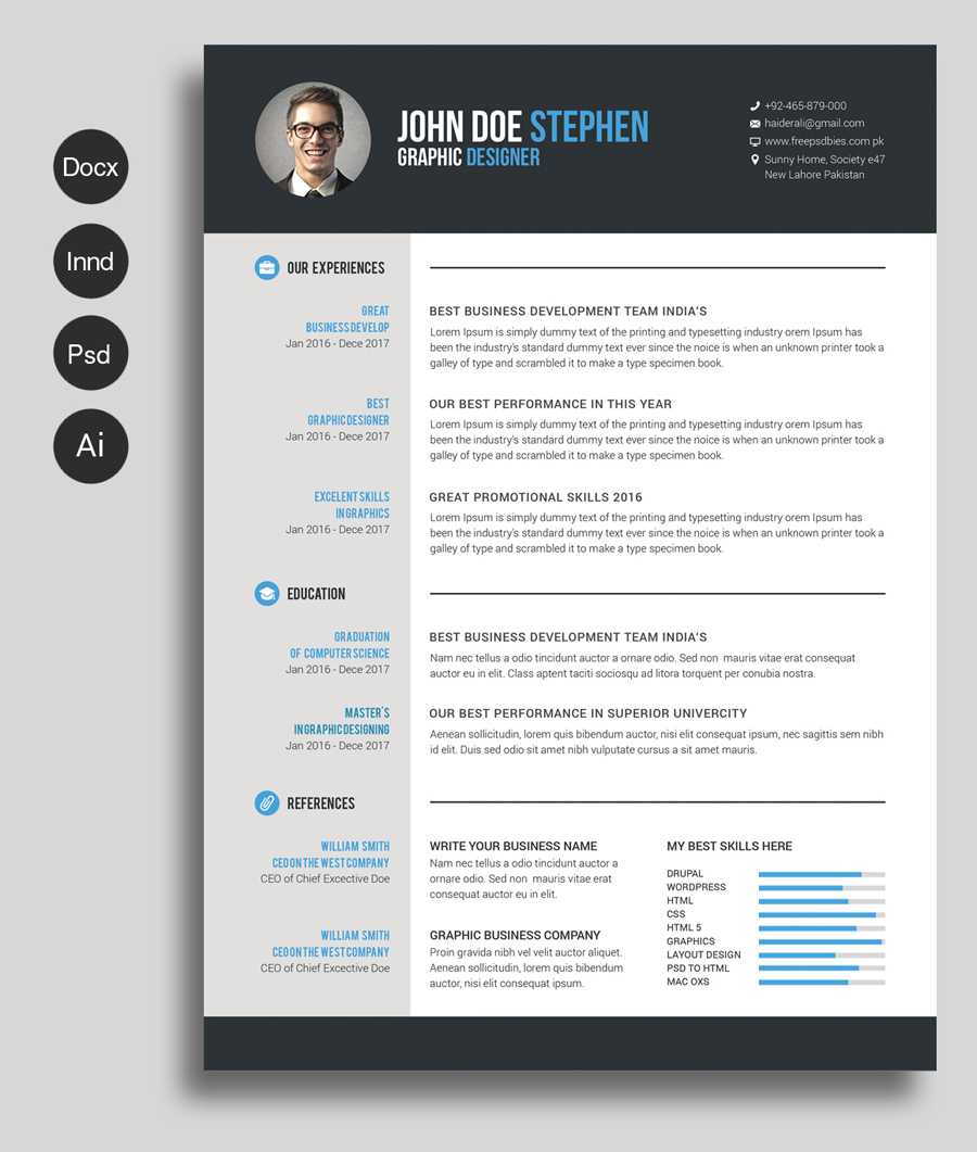 4697F Awesome Resume Templates Word 30 Creative Free In Free Printable Resume Templates Microsoft Word