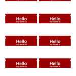47 Free Name Tag + Badge Templates ᐅ Templatelab With Regard To Name Tag Template Word 2010