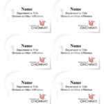 47 Free Name Tag + Badge Templates ᐅ Templatelab Within Visitor Badge Template Word