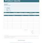 47 Professional Quote Templates (100% Free Download) ᐅ Intended For Blank Estimate Form Template