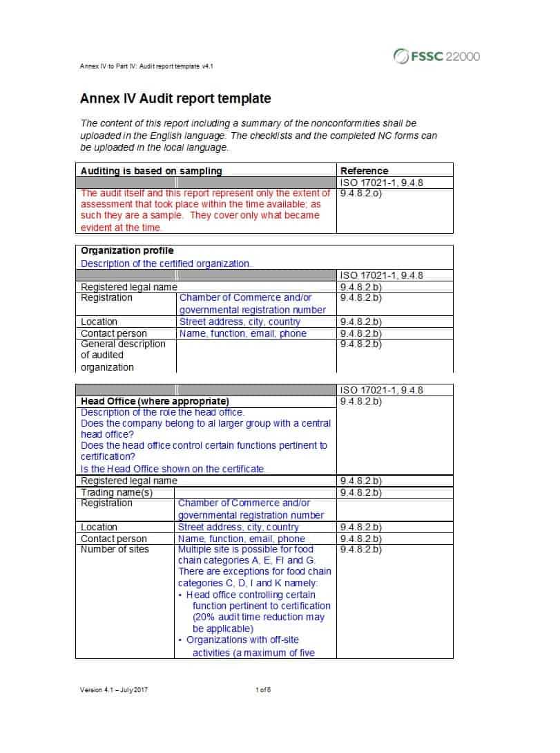 50 Free Audit Report Templates (Internal Audit Reports) ᐅ With Regard To Medical Report Template Free Downloads