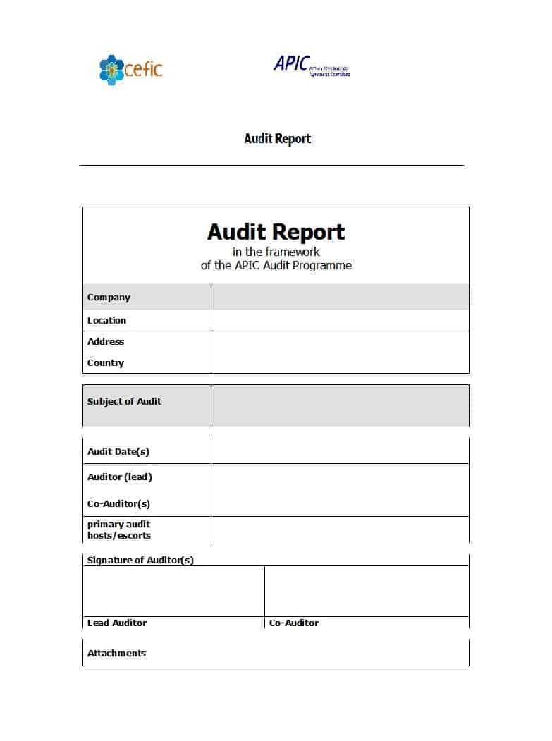50 Free Audit Report Templates (Internal Audit Reports) ᐅ Within It Audit Report Template Word