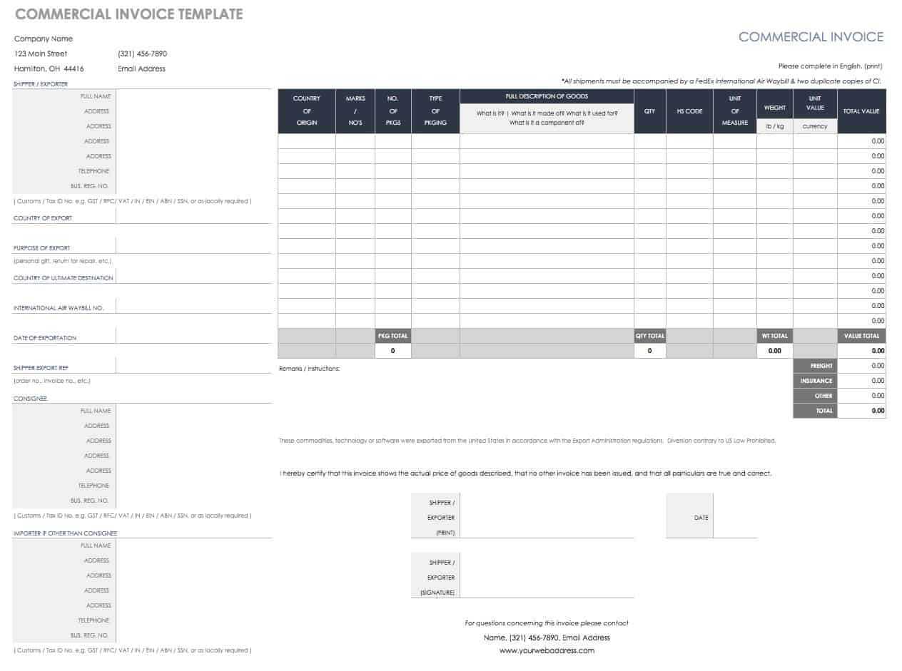 55 Free Invoice Templates | Smartsheet In Blank Scheme Of Work Template