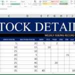 #68 How To Make Maintain Stocks Report In Ms Excel Pertaining To Stock Report Template Excel