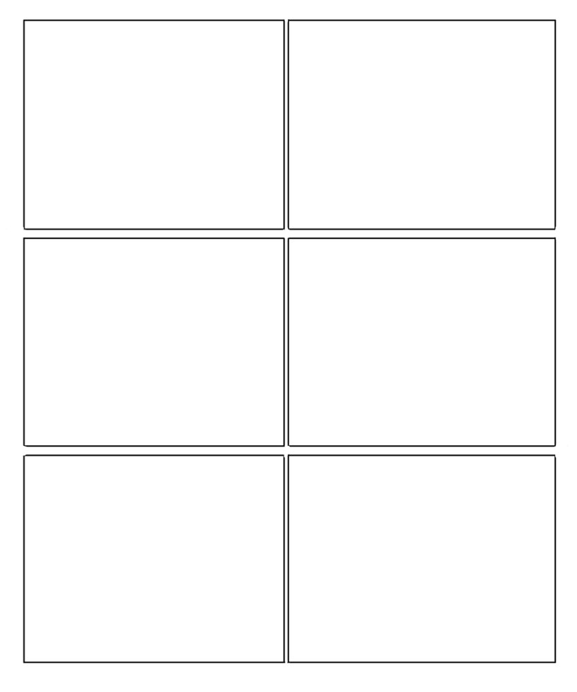 7 Best Images Of Printable Comic Book Layout Template Throughout Printable Blank Comic Strip Template For Kids