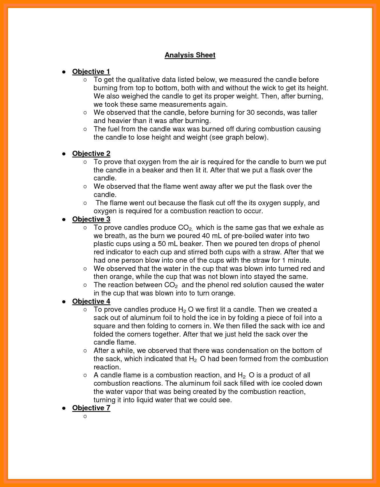 7+ Formal Lab Report Example Chemistry | 952 Limos With Regard To Formal Lab Report Template