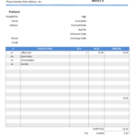 737Cb Cash Invoice Sample Report Templates Format Doc Within Medical Report Template Doc