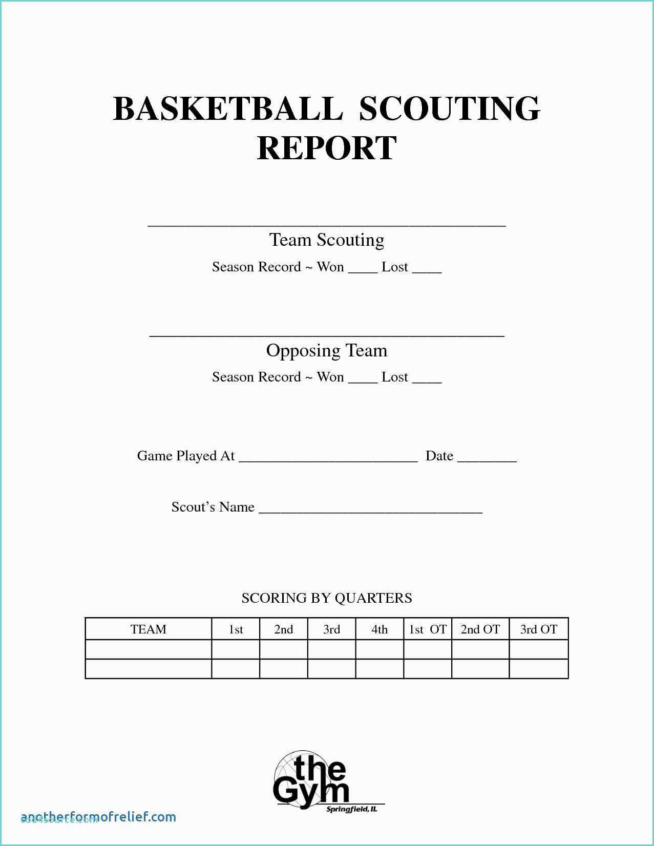 775 Basketball Scouting Report Template Sheets Pertaining To Football Scouting Report Template