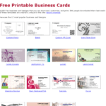 8 Best Places To Find Free Business Card Templates With Free Business Cards Templates For Word