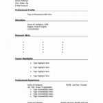 8 Blank Resume Templates For Microsoft Word Then Free Inside Free Printable Resume Templates Microsoft Word