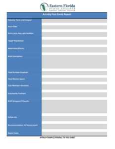 9+ Event Report - Pdf, Docs, Word, Pages | Examples pertaining to Post Event Evaluation Report Template