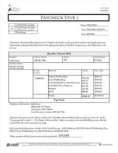 9+ Free Pay Stub Templates Word, Pdf, Excel Format Download within Free Pay Stub Template Word