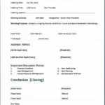 9 Template For Minutes Of The Meeting | Business Letter For Corporate Minutes Template Word