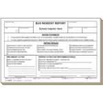 98Fs1 – Bus Incident Report – Bilingual Within School Incident Report Template