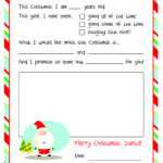 A Letter To Santa Template | Template Business within Letter From Santa Template Word