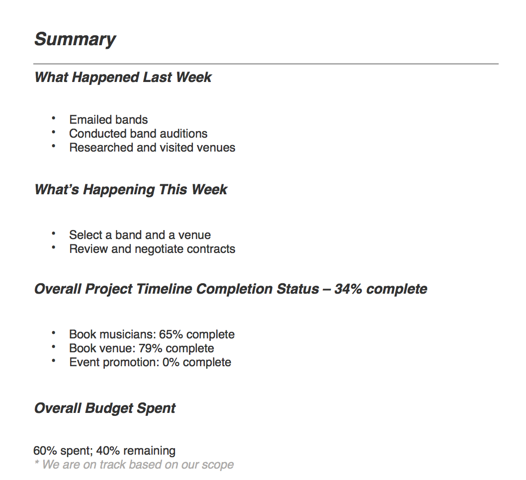 A Sample Project Report – Tomope.zaribanks.co Pertaining To Project Management Final Report Template