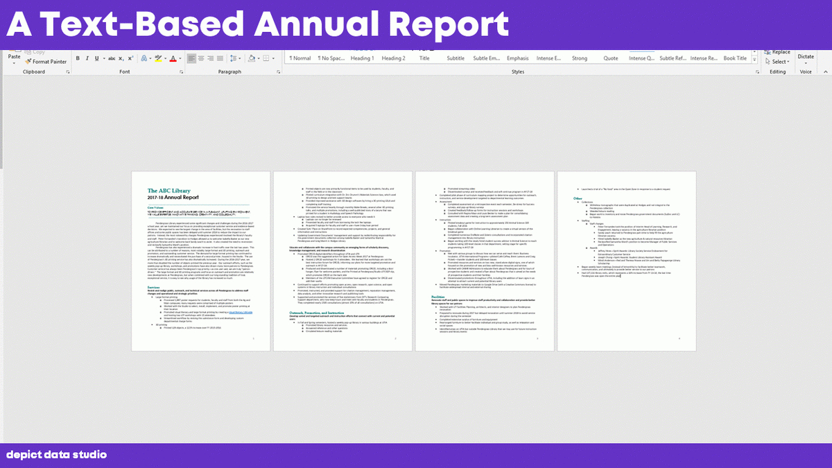 A Two Hour Turnaround: How To Transform A Text Heavy Report Pertaining To Wrap Up Report Template