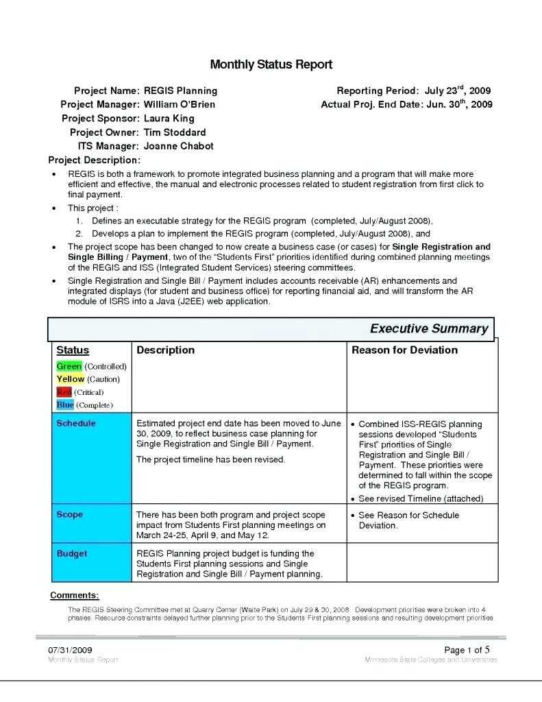 Accomplishment Report Template – Bestawnings Intended For Deviation Report Template