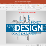 Animated Word Cloud Powerpoint Template Regarding Free Word Collage Template