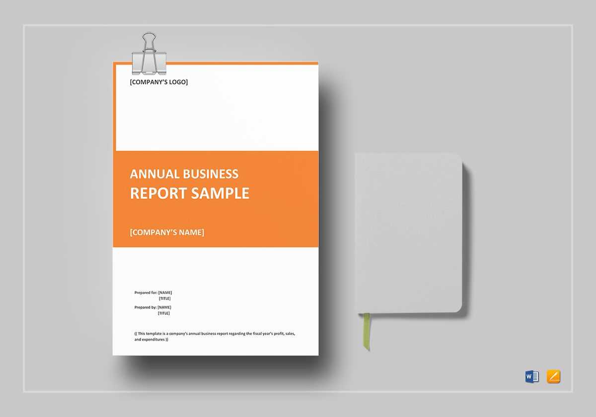Annual Business Report Template Within Annual Report Template Word