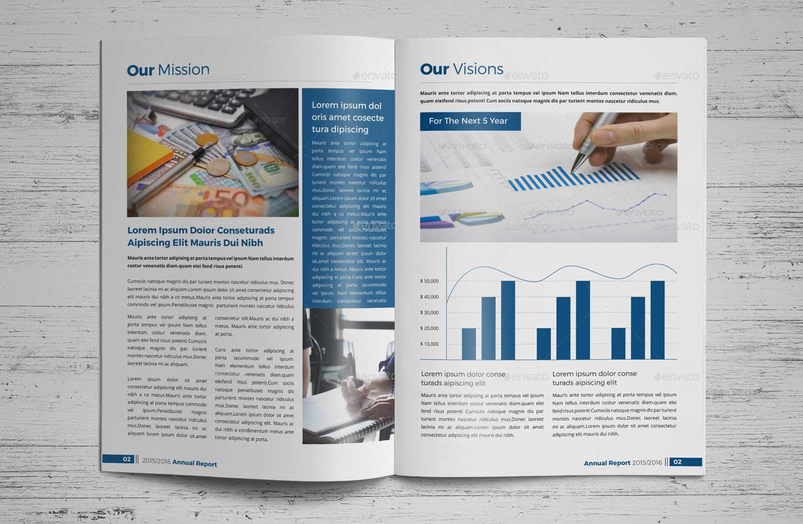 Annual Report Brochure Indesign Template 3 For Ind Annual Report Template