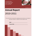 Annual Report Template With Word Annual Report Template
