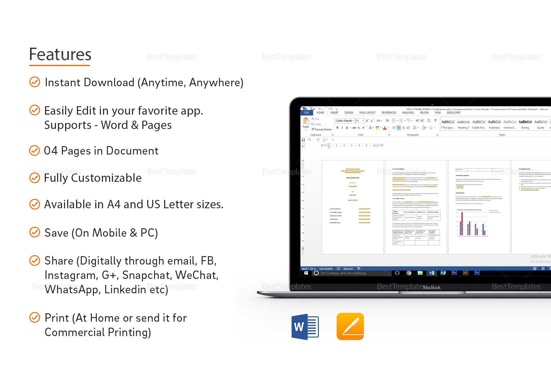 Annual Training Report Template In Training Report Template Format