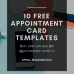 Appointment Card Template: 10 Free Resources For Small For Appointment Card Template Word