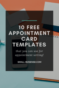 Appointment Card Template: 10 Free Resources For Small for Appointment Card Template Word