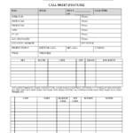 Awesome Call Sheet (Feature) Template Sample For Film in Blank Call Sheet Template