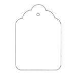 Bag Tag Clipart Intended For Blank Luggage Tag Template