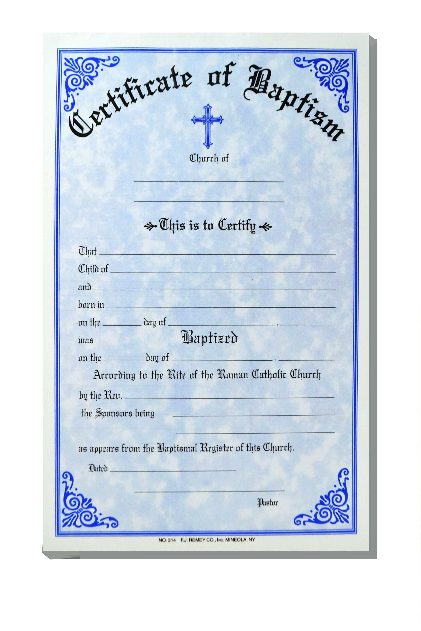 Baptism Certificate Template Word – Heartwork Inside Baptism Certificate Template Word