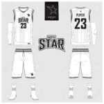 Basketball Uniform Or Jersey, Shorts, Socks Template For Basketball.. Within Blank Basketball Uniform Template