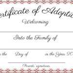 Best Free Printable Adoption Papers | Bates's Website For Blank Adoption Certificate Template