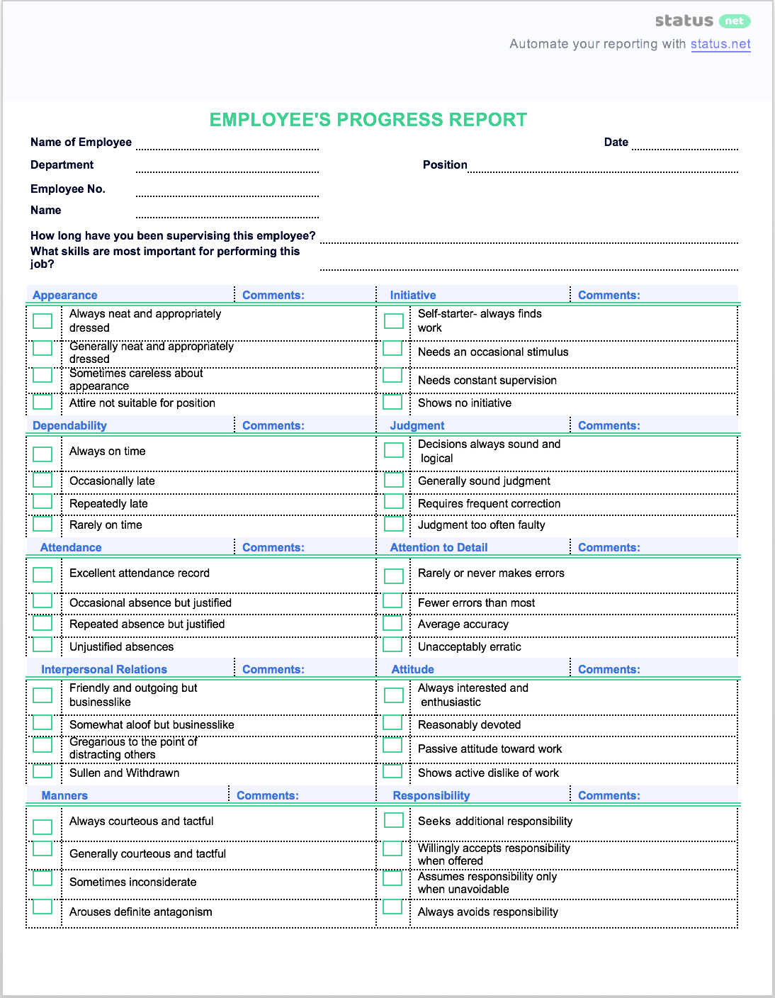 Best Progress Report: How To's + Free Samples [The Complete With It Progress Report Template