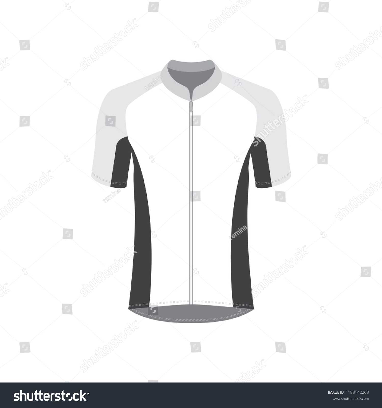 Bike Jersey Mockup Images, Stock Photos & Vectors | Shutterstock Pertaining To Blank Cycling Jersey Template