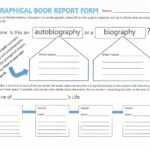 Biographical Book Report Form For Teaching Nonfiction Using In Biography Book Report Template