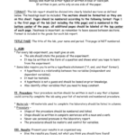 Biology Lab Report Format pertaining to Biology Lab Report Template