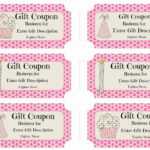 Birthday Coupons With Regard To Coupon Book Template Word