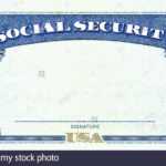 Blank American Social Security Card Stock Photo: 328298253 Pertaining To Blank Social Security Card Template Download