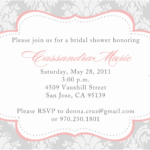 Blank Bridal Shower Invitations Free Wedding Shower For Blank Bridal Shower Invitations Templates
