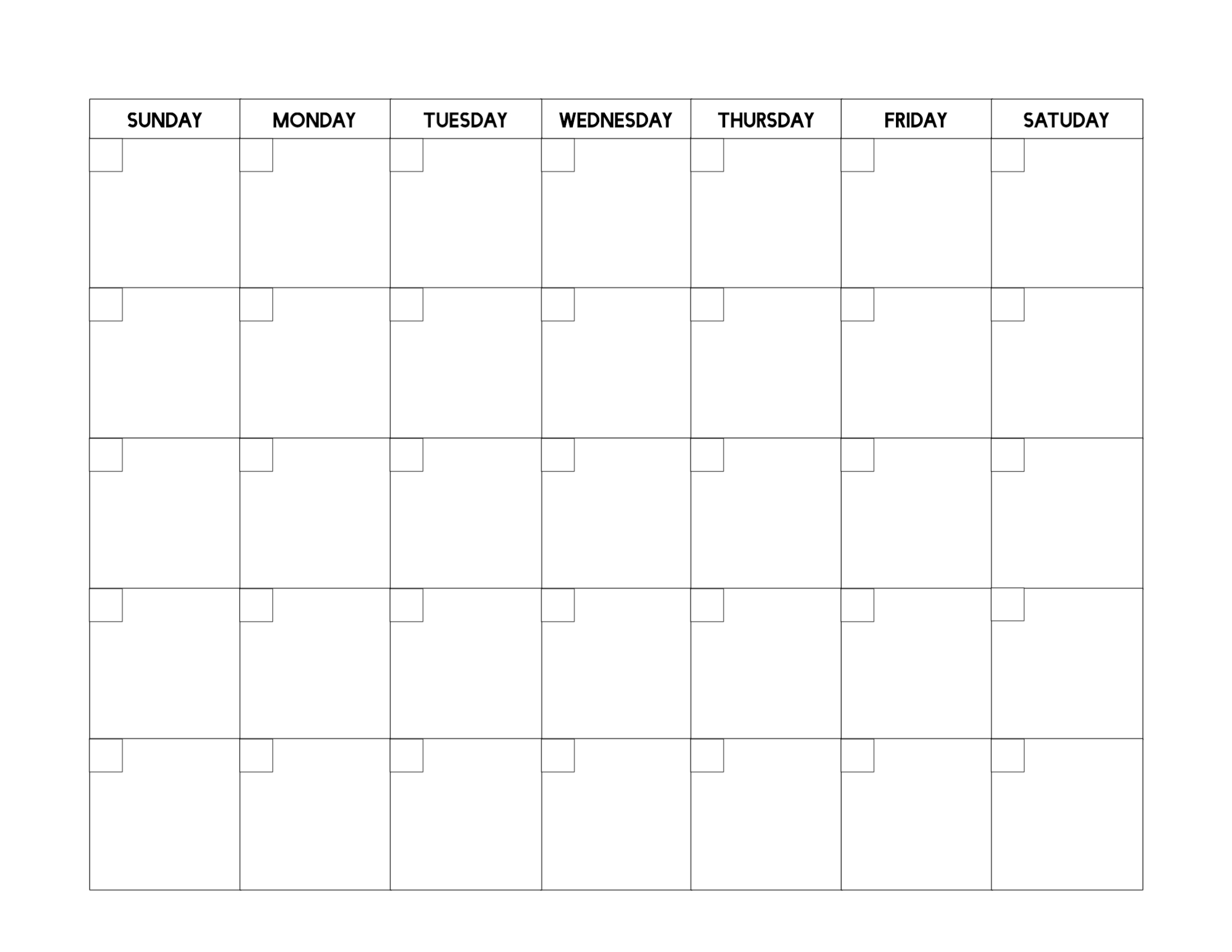 Blank Calendar Free Printable – Oflu.bntl Intended For Blank Calender Template