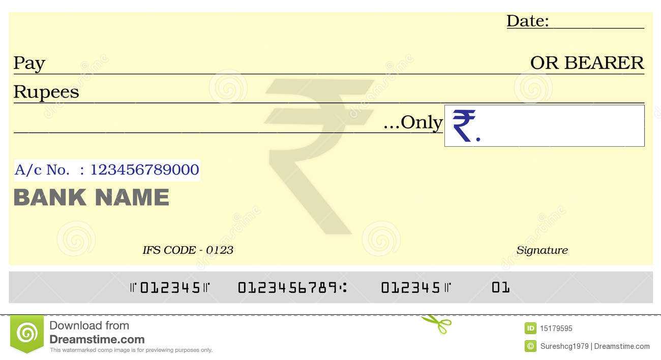 Blank Cheque – Oflu.bntl For Blank Cheque Template Download Free