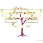 Blank Family Tree Template | Free Instant Download Pertaining To Blank Tree Diagram Template