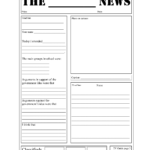 Blank Newspaper Template | E-Commercewordpress within Blank Newspaper Template For Word