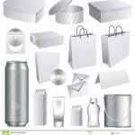 Blank Packaging Templates Stock Vector. Illustration Of intended for Blank Packaging Templates