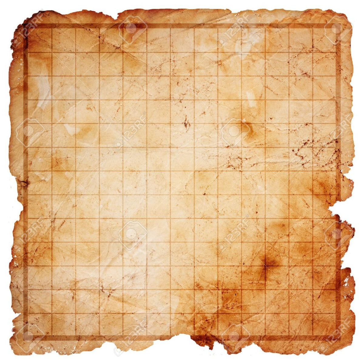 Blank Pirate Map Template - Professional Format Templates