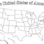 Blank Printable Map Of The United States And Canada Best With Blank Template Of The United States