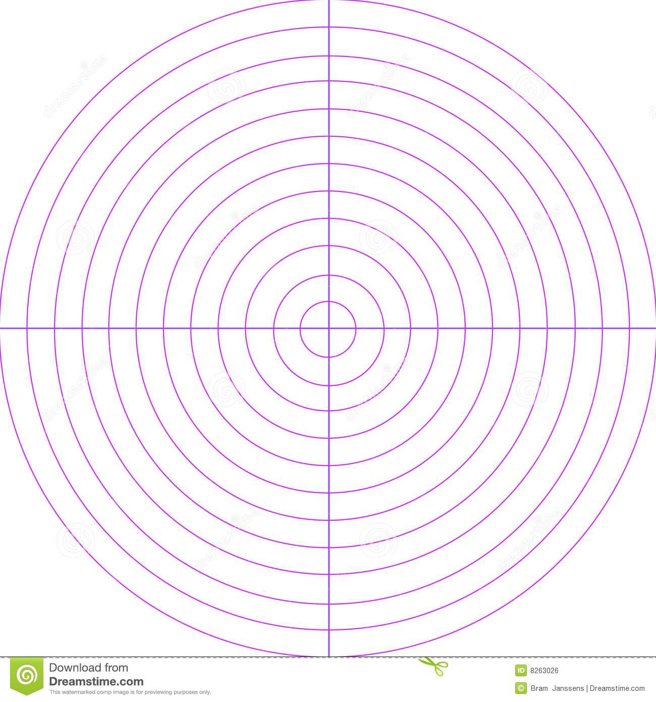 Blank Radar Screen Stock Illustration. Illustration Of Throughout Blank Radar Chart Template